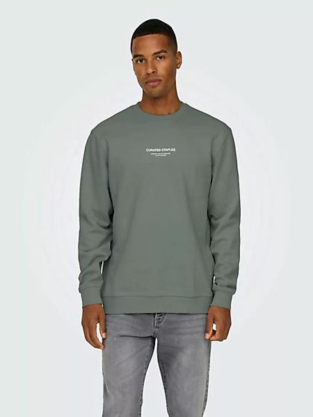 ONLY & SONS Sweatshirt ONSCURATED REG CREW NECK SWEAT günstig online kaufen