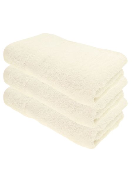 Julie Julsen Handtücher 3-Handtücher-Weiss, Bio-Baumwolle (3-St) günstig online kaufen