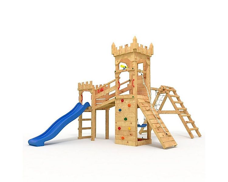 bibex Spielturm Ritterburg-XL120 (offen) - Kletterturm, Rutsche, Schaukel, günstig online kaufen
