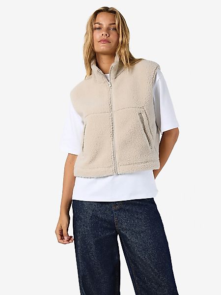 Noisy may Fellweste "NMMASEY SHORT TEDDY VEST FWD NOOS" günstig online kaufen