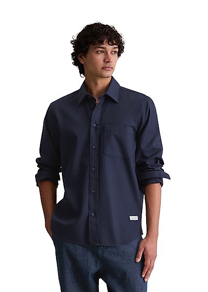 Marc OPolo DENIM Langarmhemd "aus Lyocell-Baumwoll-Twill" günstig online kaufen