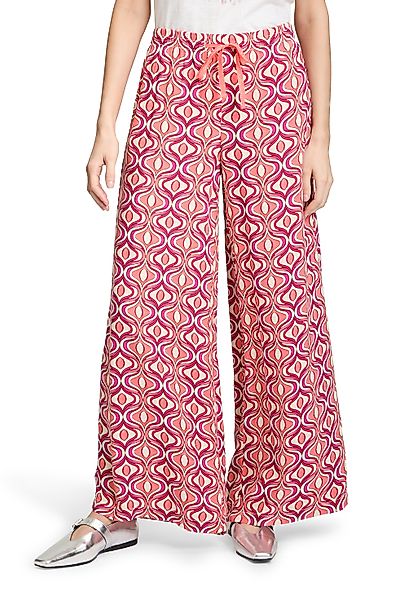 Cartoon Palazzohose "Damen mit Gummizug" Bindeband günstig online kaufen