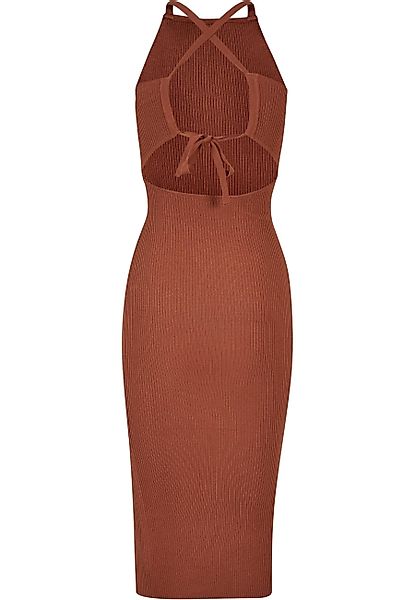 URBAN CLASSICS Shirtkleid "Urban Classics Damen Ladies Midi Rib Knit Crosse günstig online kaufen