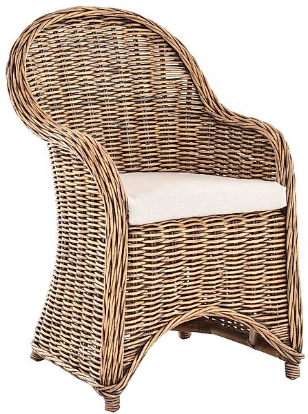 Krines Home Esszimmersessel Rattansessel Esszimmerstuhl mit günstig online kaufen