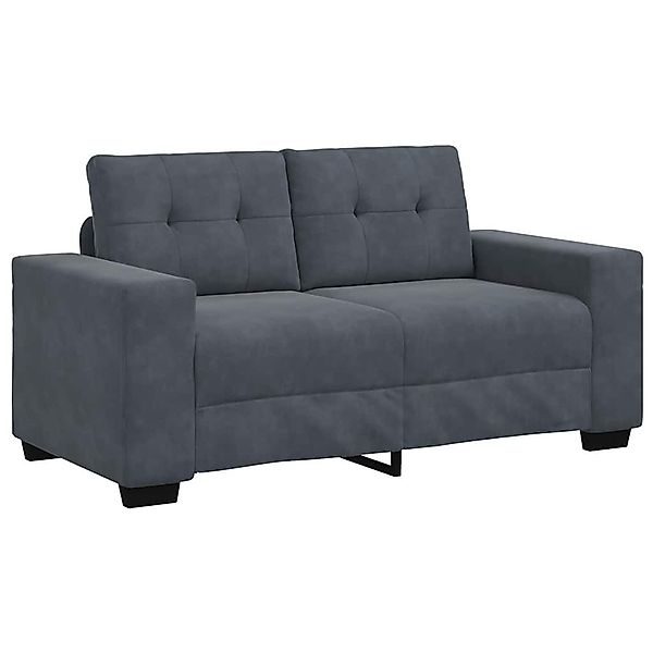 vidaXL Sofa Zweisitzer-Sofa Dunkelgrau 120 cm günstig online kaufen
