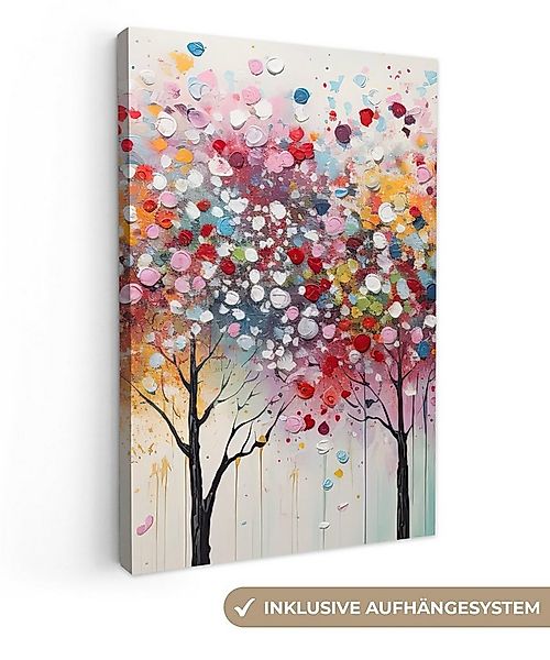 OneMillionCanvasses® Leinwandbild Kunst - Bäume - Natur - Acryl, Fotodruck günstig online kaufen