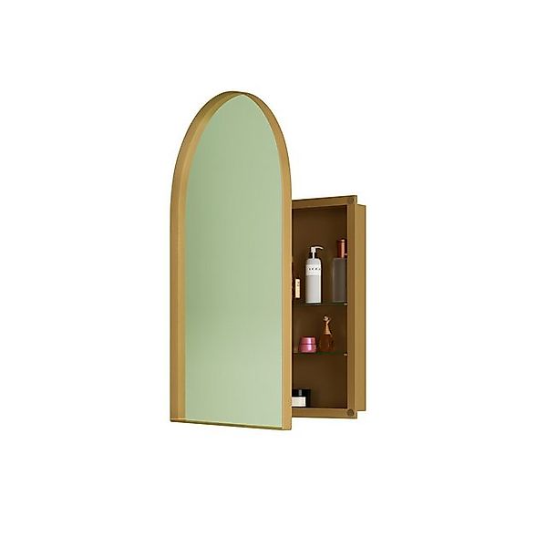 OKWISH Spiegelschrank Spiegel, Badspiegel (Bogen-Spiegelschrank mit Metallr günstig online kaufen