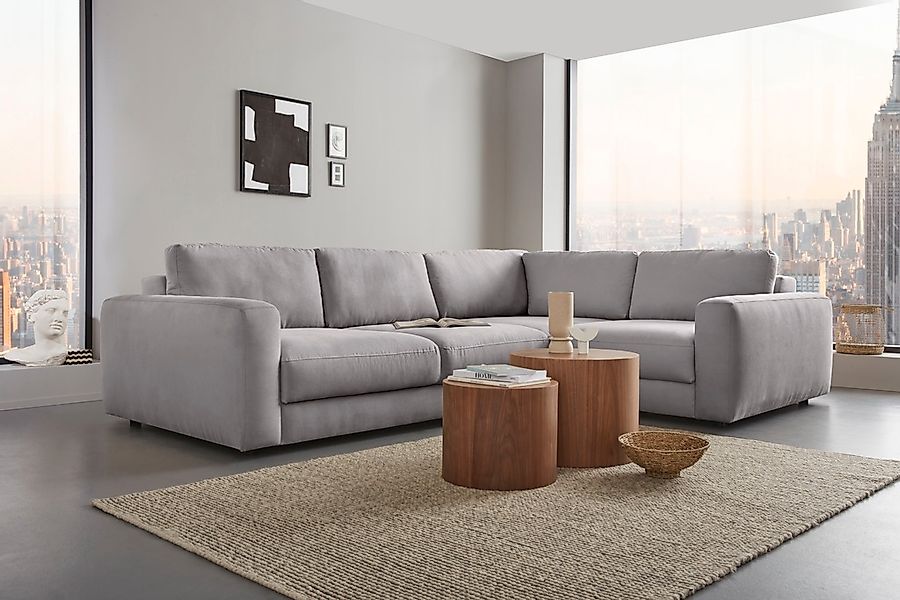 PLACES OF STYLE Ecksofa "Bloomfield, Breite 304cm, Mega Polsterecke mit vie günstig online kaufen