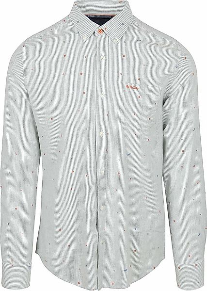 NZA Hemd Emerson Leinen Blend Grün - Größe 3XL günstig online kaufen