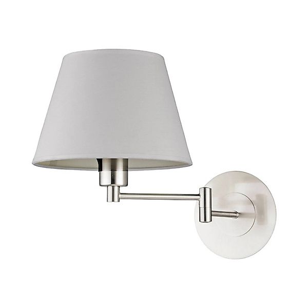 Lindby Wandleuchte Wandlampe Innen Pola 9620656 Modern in Alu aus Textil 1- günstig online kaufen