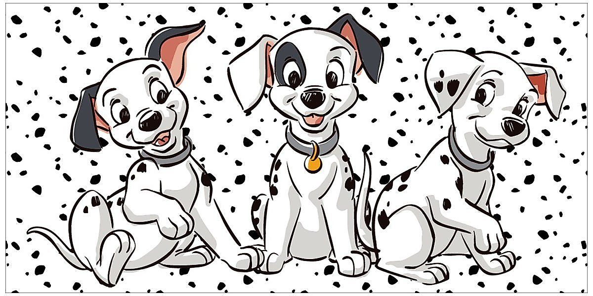 Jerry Fabrics Strandtücher Disney 101 Dalmatiner Handtuch Strandtuch Hunde günstig online kaufen