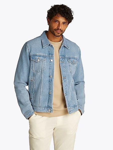 Tommy Hilfiger Jeansjacke REGULAR TRUCKER JKT RGD JACK IND in leicht gewach günstig online kaufen