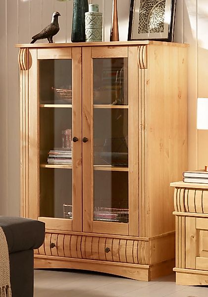 OTTO home Vitrine "Teresa Highboard mit Glastüren" Maße (B/T/H): ca. 84/40/ günstig online kaufen