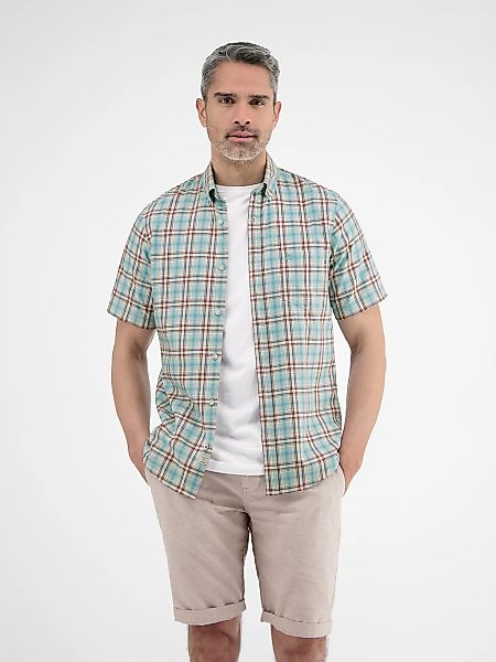 LERROS Kurzarmhemd "Kariertes Halbarmhemd für Herren" günstig online kaufen