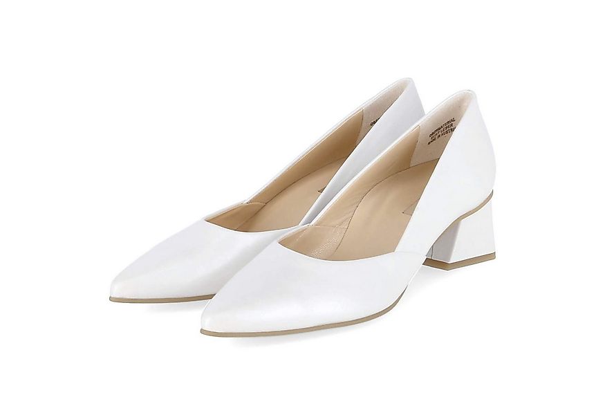 Paul Green Paul Green 3815-129 Damen Glattleder weiss Keilpumps günstig online kaufen