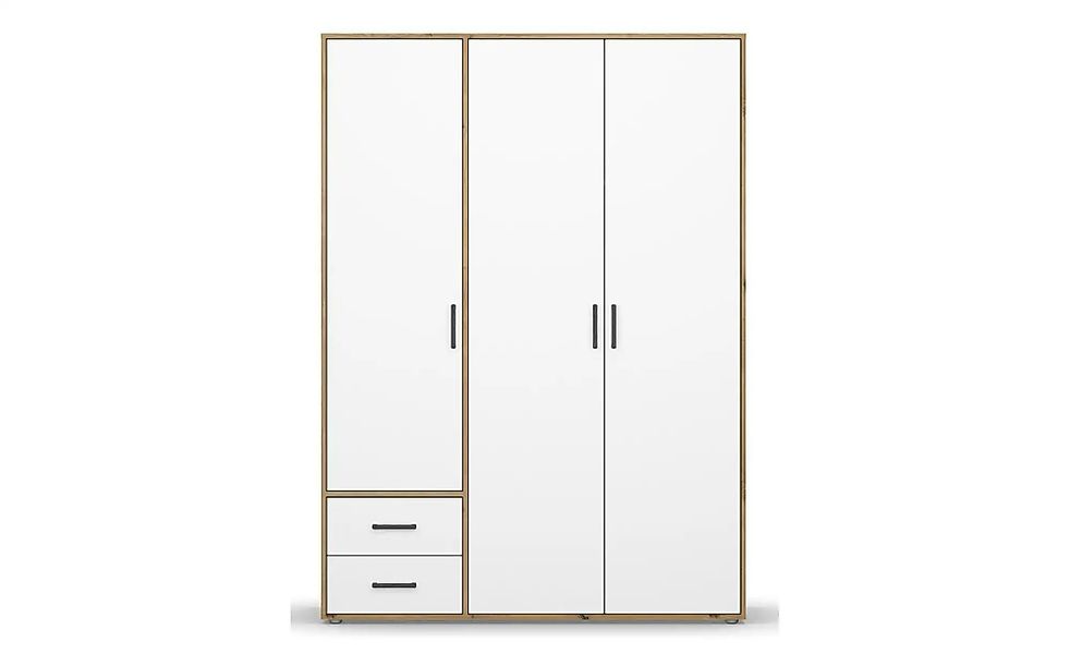 Drehtürenschrank  Yarm ¦ braun ¦ Maße (cm): B: 140 H: 194 Schränke > Kleide günstig online kaufen