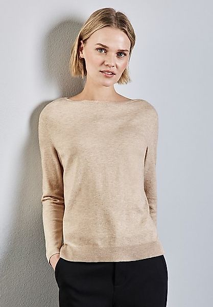STREET ONE Strickpullover mit Rippbündchen günstig online kaufen