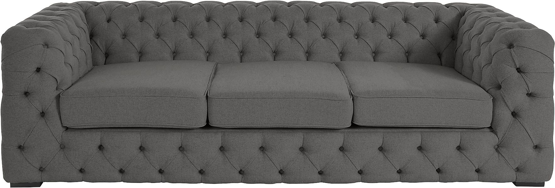 Home affaire Chesterfield-Sofa "Kalina", klassische Chesterfield-Knopfheftu günstig online kaufen
