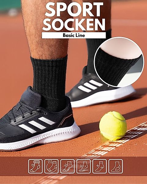 sockenkauf24 Sportsocken 10 Paar Tennissocken Damen günstig online kaufen