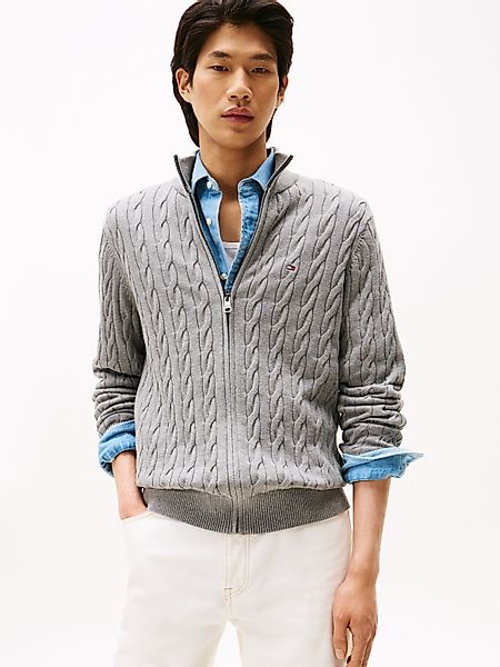 Tommy Hilfiger Strickjacke CLASSIC COTTON CABLE günstig online kaufen