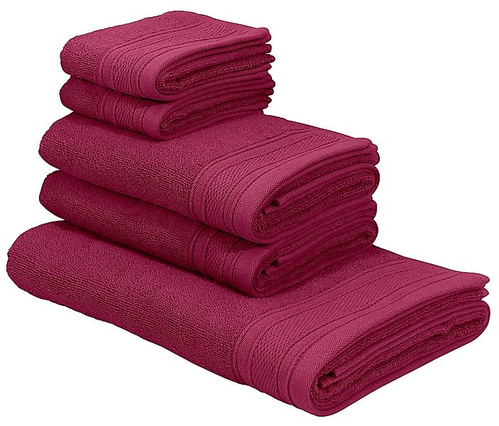 Bruno Banani Handtuch Set Robby, Premium Handtücher, 500 gr/m², 100% Baumwo günstig online kaufen