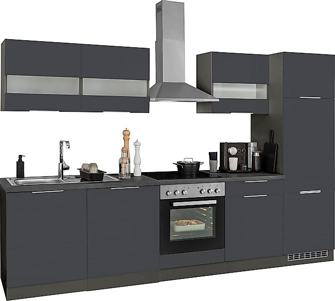 KOCHSTATION Küchenzeile "KS-Luhe" 300 cm breit, wahlweise mit oder ohne E-G günstig online kaufen