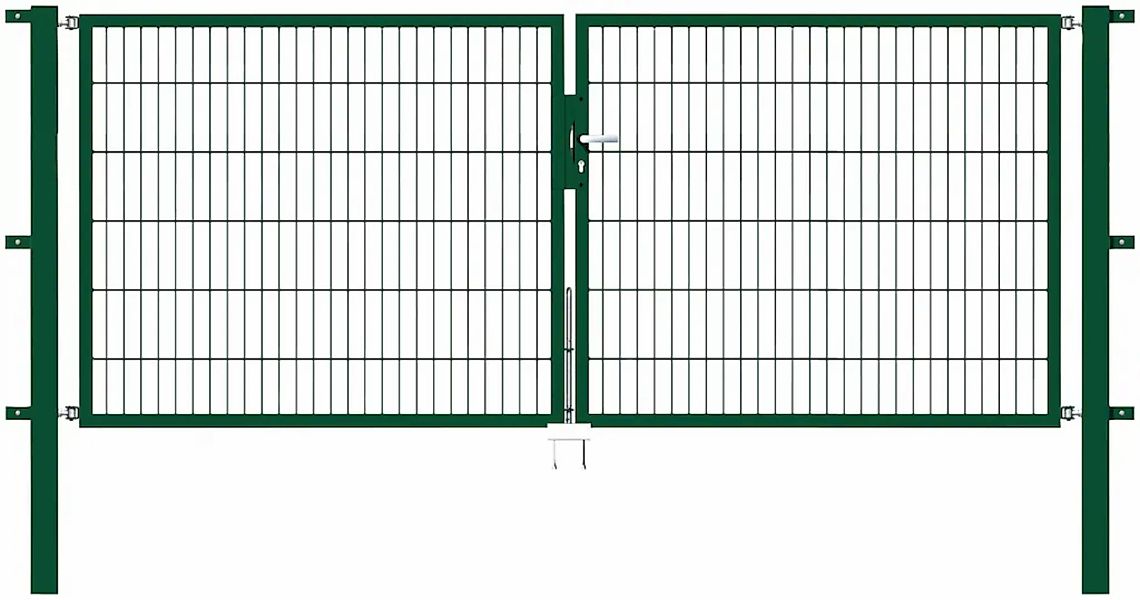 Alberts Zaundoppeltür "Flexo", 300 cm Breite (150cm + 150cm), in versch. Hö günstig online kaufen