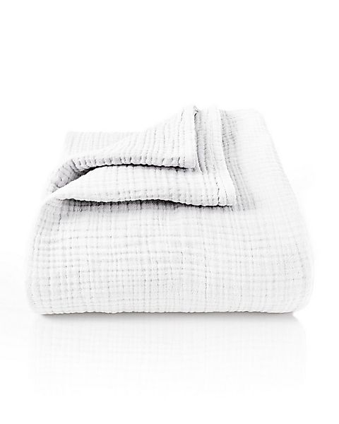 Laynenburg Tagesdecke Musselin aus 100% Baumwolle – Baumwolldecke, Kuscheld günstig online kaufen