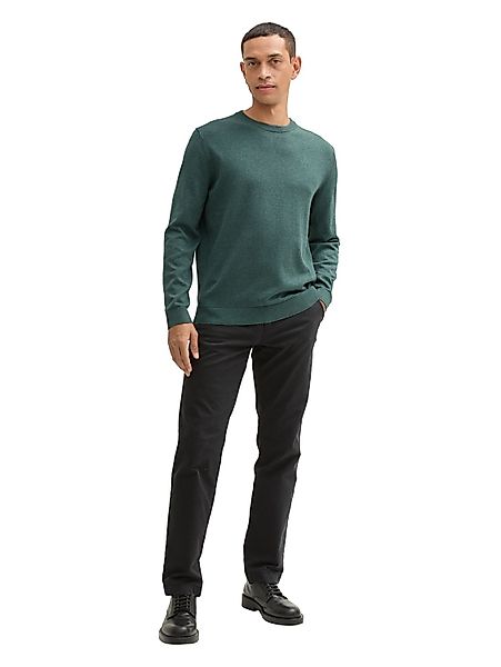 Tom Tailor Herren Rundhals Pullover BASIC CREWNECK KNIT - Relaxed Fit günstig online kaufen