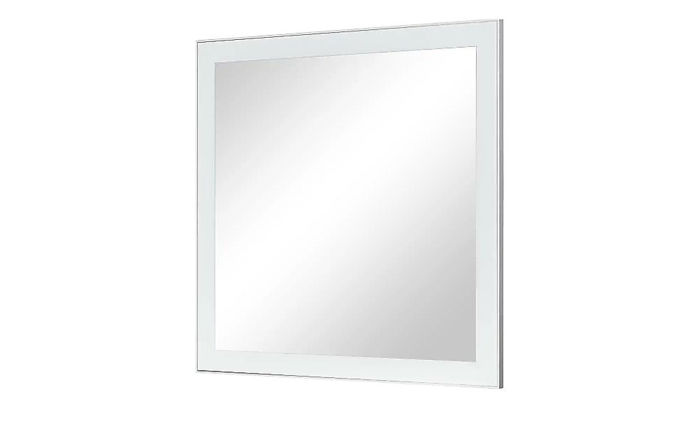 Spiegel 80 x 77 cm Duna ¦ weiß ¦ Glas,Aluminium,Holzwerkstoff ¦ Maße (cm): günstig online kaufen