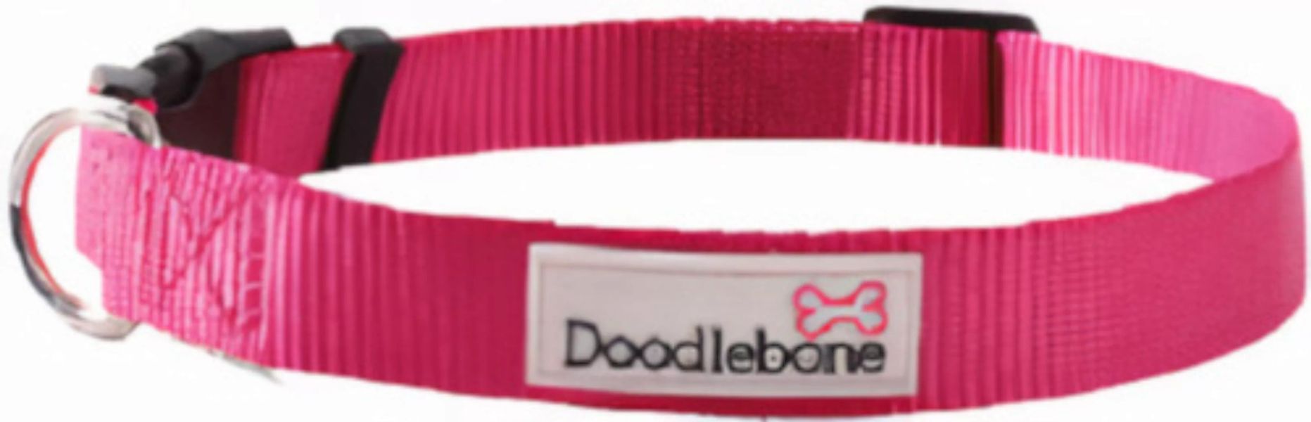 Hundehalsband Bold 40 - 50 Cm Nylon Neon Pink günstig online kaufen