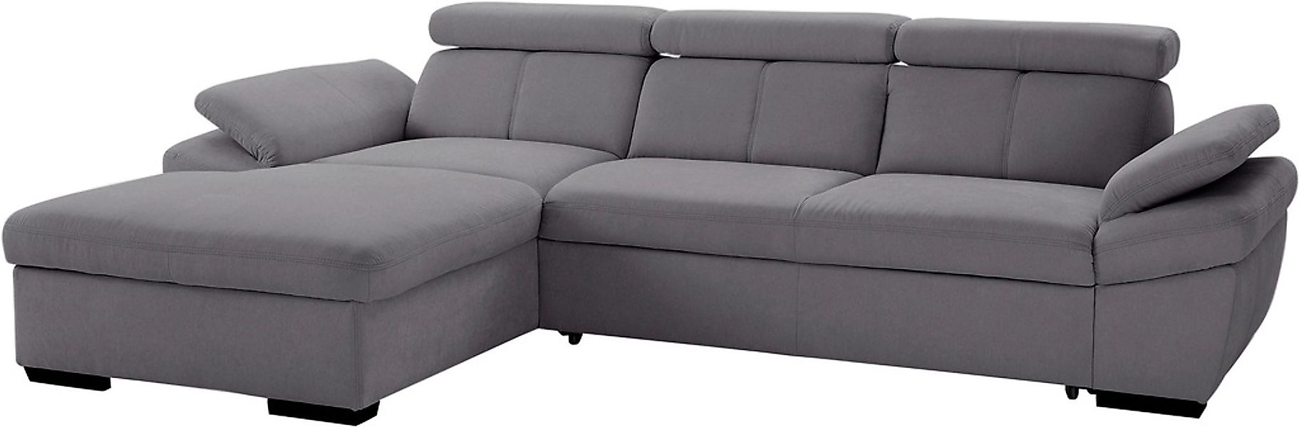 exxpo - sofa fashion Ecksofa »Salerno, inkl. Kopf- und Armteilverstellung, günstig online kaufen