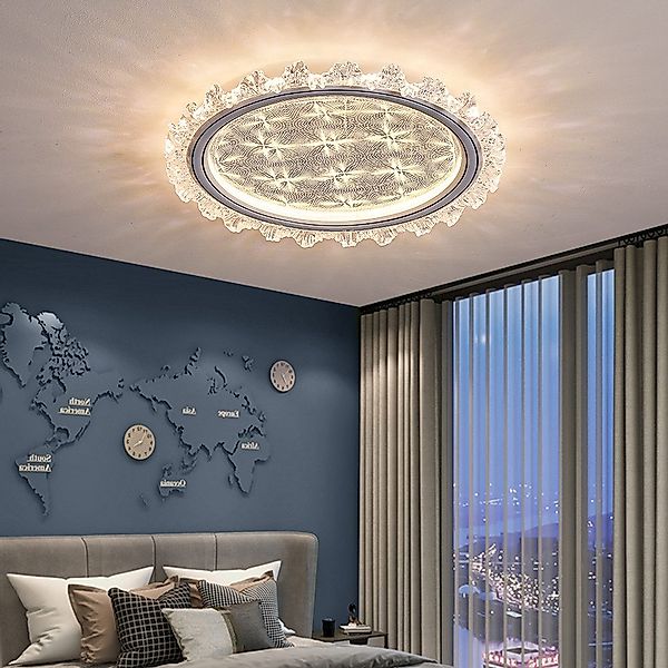Eurotondisplay LED Deckenleuchte LED Deckenleuchte Fernbedienung/Handy-App günstig online kaufen