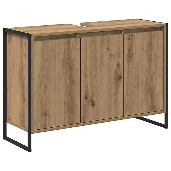 vidaXL Badezimmerschrank mit Tür Kunsthandwerk Eiche 90 x 30 x 60 cm 886485 günstig online kaufen