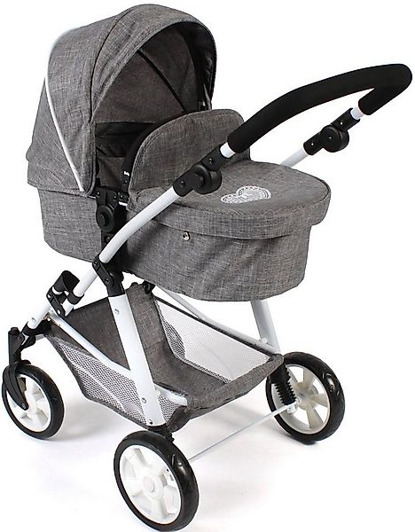 CHIC2000 Kombi-Puppenwagen Nele, Jeans Grey, zusammenklappbar günstig online kaufen