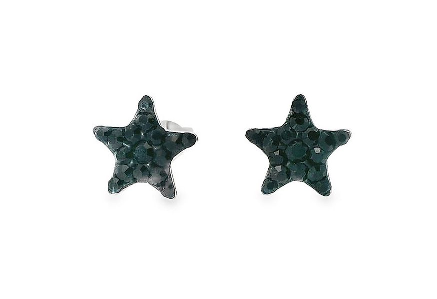 Impala Paar Ohrstecker Star 925 Silber mit Kristallsteinen günstig online kaufen