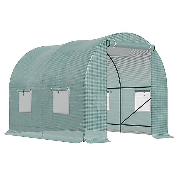 Outsunny Foliengewächshaus Folientunnel Frühbeet mit Fenster, günstig online kaufen