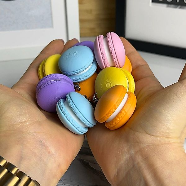 UDINGO Schlüsselanhänger Macaron-Anhänger „Clicky“ Pastellfarben Herz günstig online kaufen
