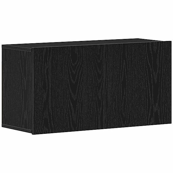 vidaXL Schuhschrank TV-Schrank Schwarze Eiche 80 günstig online kaufen