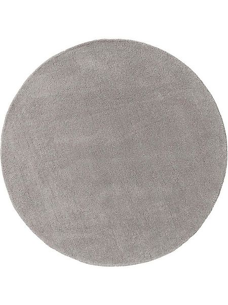 benuta Wollteppich Bent, rund, Höhe: 6 mm, 100% Wolle, handgetuftet, Uni, H günstig online kaufen