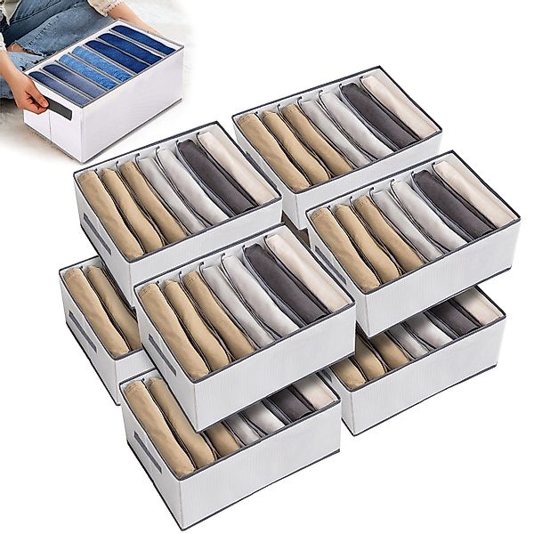 CALIYO Aufbewahrungsbox Kleiderschrank-Organizer 4/8 Tlg, Aufbewahrungsbox günstig online kaufen