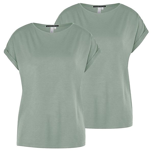 QS T-Shirt Basic kurzarm, Rundhals, modernes günstig online kaufen