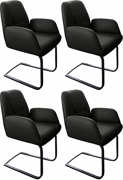 W.SCHILLIG Freischwinger "ole" (Set) 4 Stk.2er- oder 4er-Set, Gestell in Sc günstig online kaufen