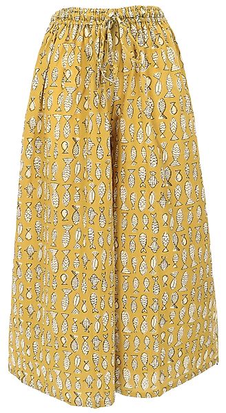 Guru-Shop Relaxhose Palazzohose, Hosenrock, Baumwollhose mit.. günstig online kaufen