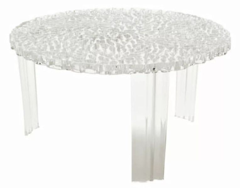 Couchtisch T-Table Basso plastikmaterial transparent - Kartell - Transparen günstig online kaufen
