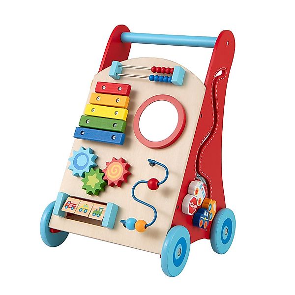 COSTWAY Lauflernwagen, Lauflernhilfe, Holz, Montessori-Spielzeug ab günstig online kaufen