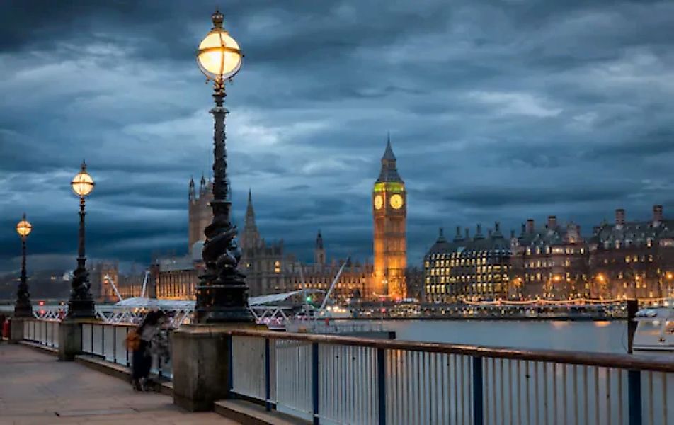 Papermoon Fototapete »London bei Nacht« günstig online kaufen