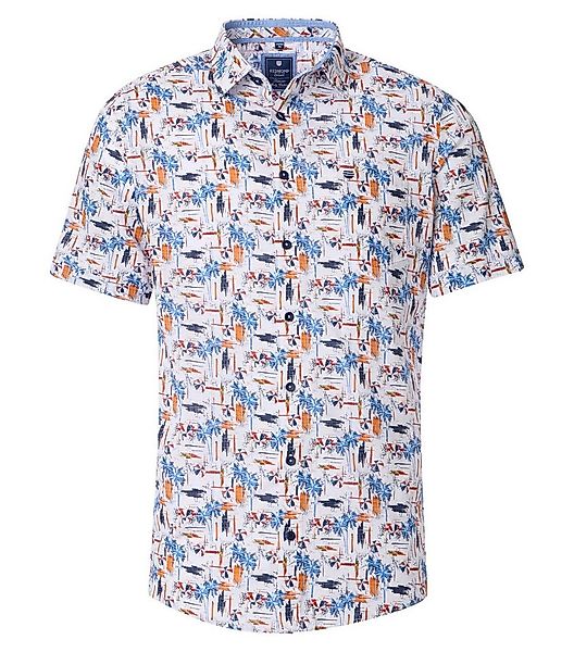 Redmond Kurzarmhemd Druck Comfort Fit günstig online kaufen