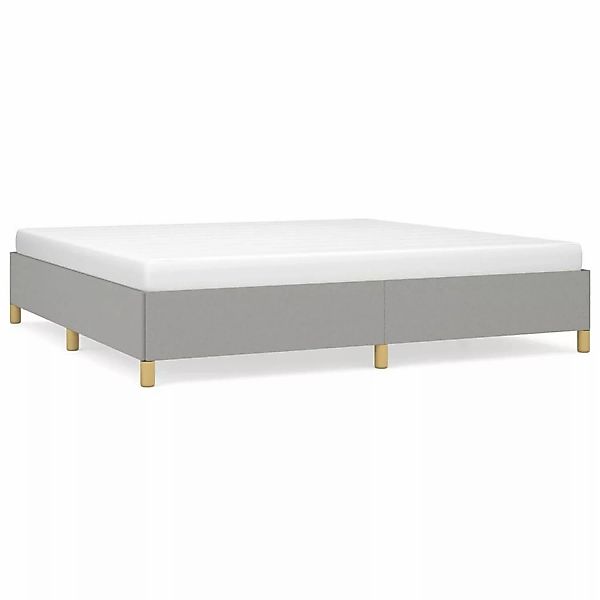 vidaXL Bettgestell Hellgrau 200x200 cm Stoff Modell 11358947 günstig online kaufen
