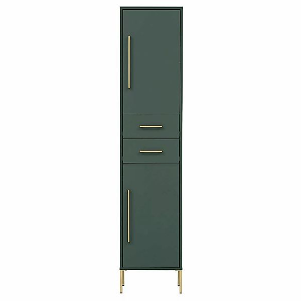 schmaler Hochschrank KELLA-80 in waldgrün, B/H/T: ca. 40,5/184,3/33,1 cm günstig online kaufen